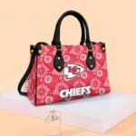 Kansas City Chiefs Flowers Pattern Limited Edition Fashion Lady Handbag Nla049410 - ChiefsFam