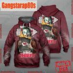 NFL Kansas City Chiefs The Joker All Over Print Unisex Hoodie Procreate - Gangstarap80S