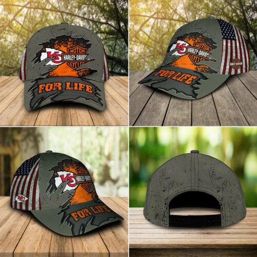 Harley-Davidson Kansas City Chiefs Baseball Cap - ChiefsFam