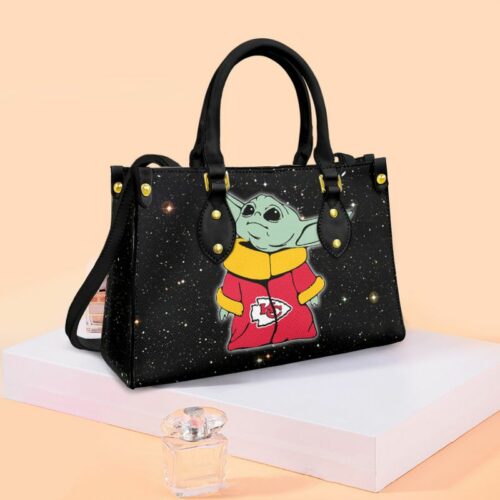 Kansas City Chiefs Baby Yoda Limited Edition Fashion Lady Handbag New042210_72603159 - ChiefsFam