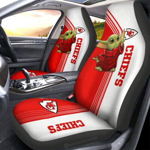 Kansas City Chiefs Car Seat Covers Baby Yoda Car Accessories