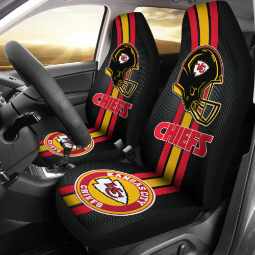 Kansas City Chiefs Car Seat Covers Football - ChiefsFam