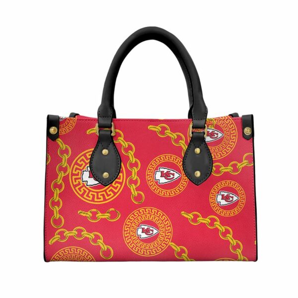 Kansas City Chiefs Chain Pattern Limited Edition Fashion Lady Handbag New042110 - ChiefsFam