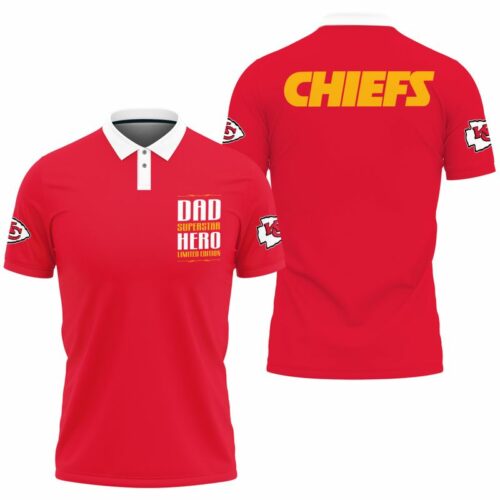 Kansas City Chiefs Dad Superstar Wonderful Polo Shirt - ChiefsFam