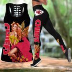 Kansas City Chiefs Fairy Girl Limited Edition All Over Print Combo Leggings Tank Top S-5xl New022410 - ChiefsFam