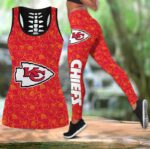 Kansas City Chiefs Halloween Pumpskin Limited Edition All Over Print Leggings Tank Top Combo Legging Tanktop S-5xl New049110 - ChiefsFam