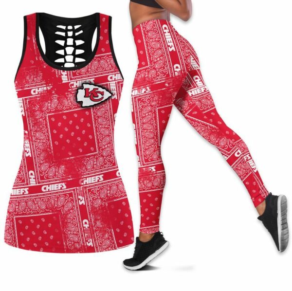 Kansas City Chiefs Limited Edition Bandana All Over Print Leggings Tank Top Size S-5xl New012610 - ChiefsFam