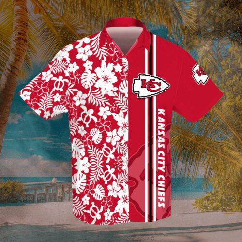 Kansas City Chiefs NFL Hawaiian Shirt Unisex Sizes GTS001735 - ChiefsFam