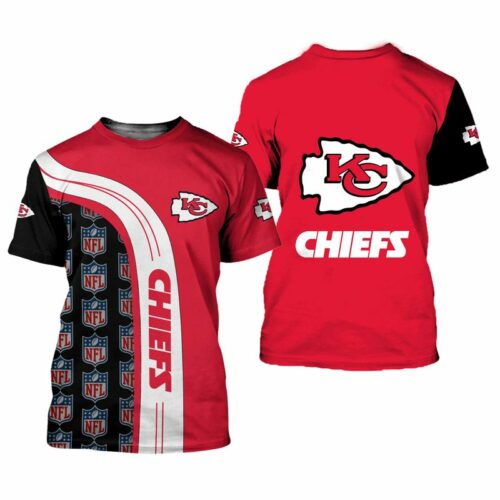 Kansas City Chiefs NFL Retro Striped Shirt - ChiefsFam