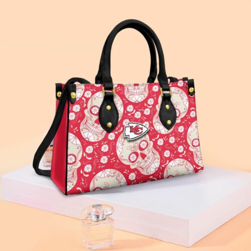 Kansas City Chiefs Skull Pattern Limited Edition Fashion Lady Handbag Nla050910 - ChiefsFam