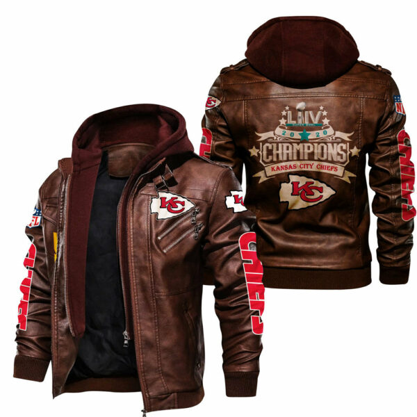 Kansas City Chiefs Super Bowl Leather Jacket NHL - Rookbrand