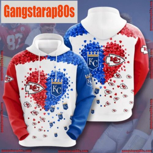 NFL Kansas City Chiefs All Over Print Unisex Hoodie All Over Unisex Hoodie - Gangstarap80S