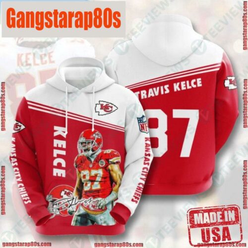 NFL Kansas City Chiefs All Over Print Unisex Hoodie - Gangstarap80S