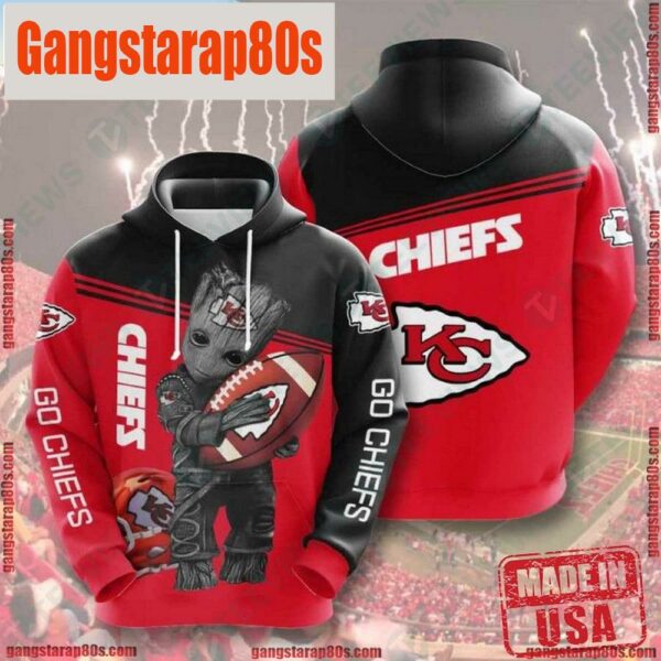 NFL Kansas City Chiefs Sport Coat With Unisex Hoodie All Over Print - Gangstarap80S