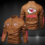 Kansas City Chiefs Leather Jacket Winter Coat Men - Rookbrand