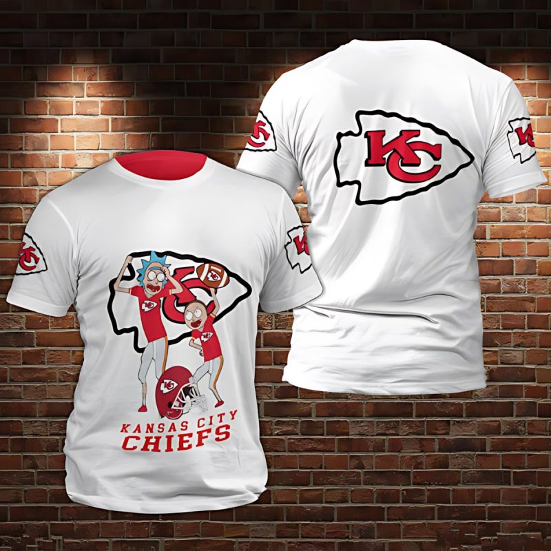 Kansas City Chiefs Animated Fans T-Shirt - ChiefsFam