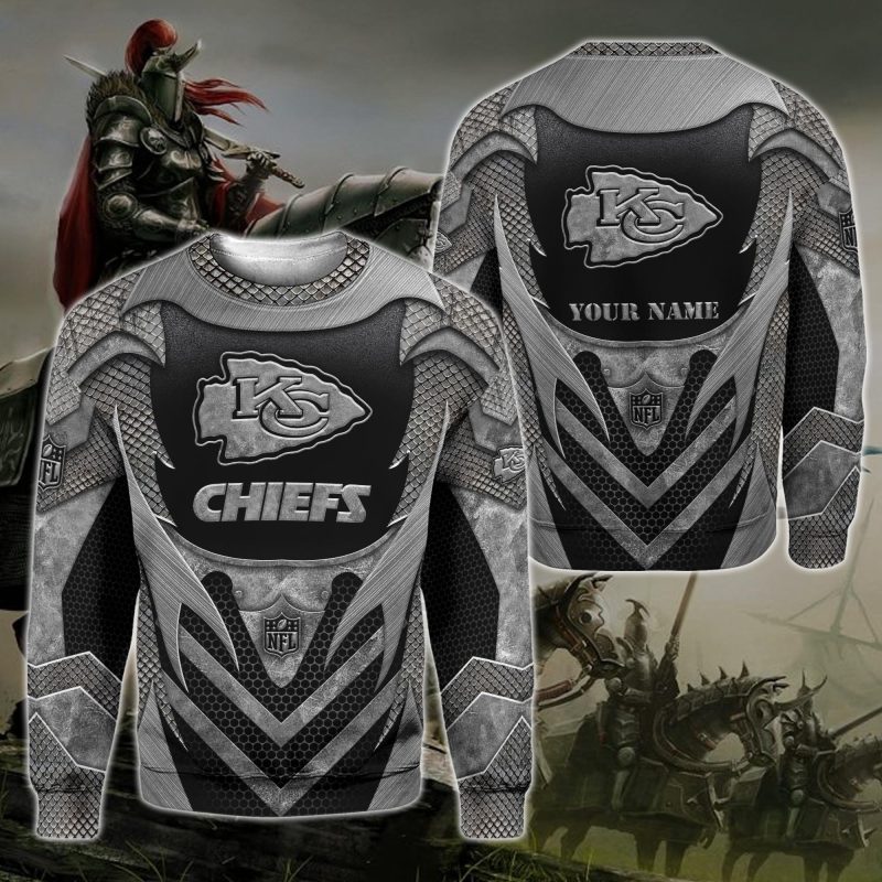 Kansas City Chiefs Armored Knight Sweatshirt - ChiefsFam