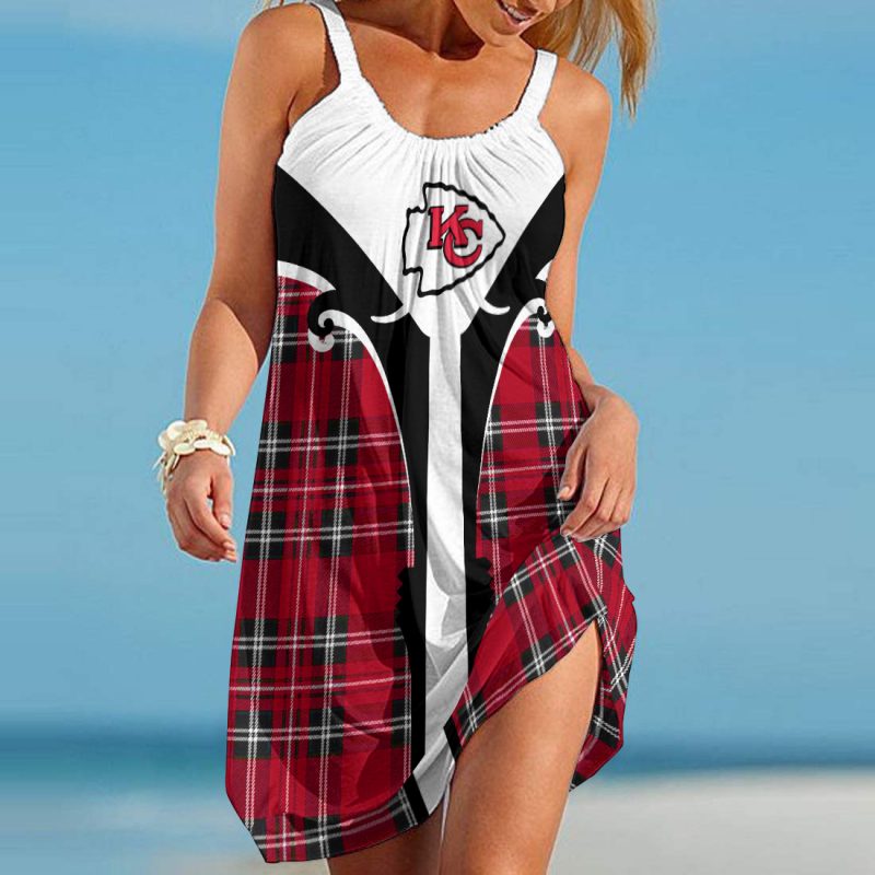 Kansas City Chiefs Beach Dress BGSLLBD480
