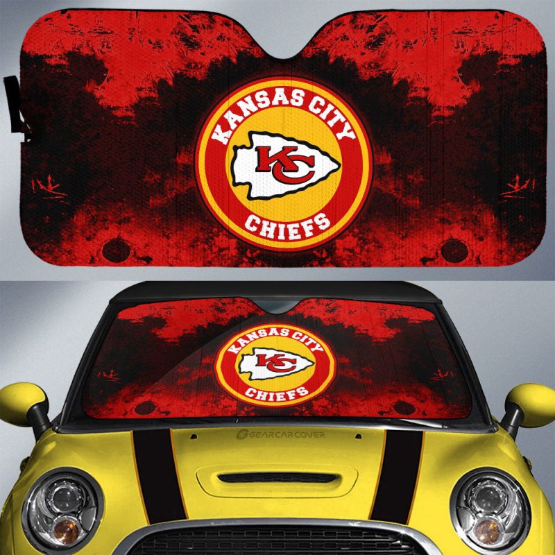Kansas City Chiefs Car Sunshade Custom Car Accessories