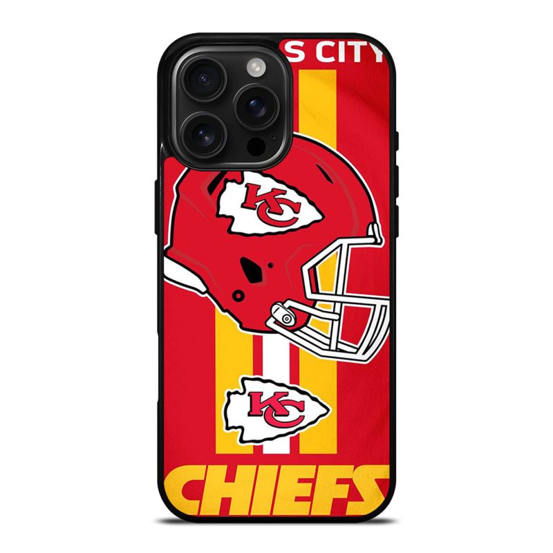 KANSAS CITY CHIEFS HELMET LOGO iPhone 16 Pro Max Case