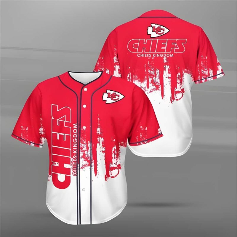 Kansas City Chiefs Kingdom Baseball Jersey - ChiefsFam