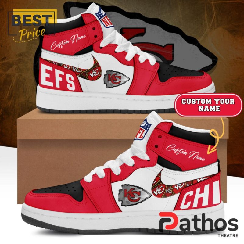 Limited NFL Kansas City Chiefs Custom Air Jordan 1 Hightop - Pathostheatre Store