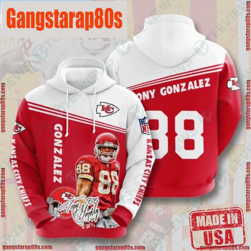 NFL Kansas City Chiefs Gonz Alez Unisex Hoodies - Gangstarap80S