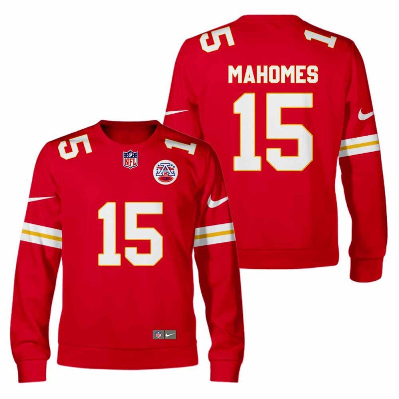 NFL Patrick Mahomes Kansas City Chiefs American Football Conference Champions Sweatshirt - ChiefsFam