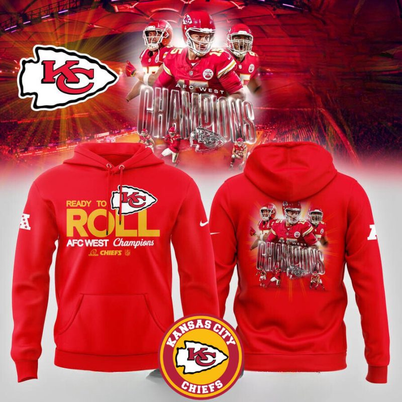 Ready To Roll AFC West Champions Chiefs Hoodie - ChiefsFam