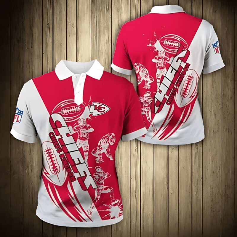 Kansas City Chiefs Action Play Polo Shirt - ChiefsFam