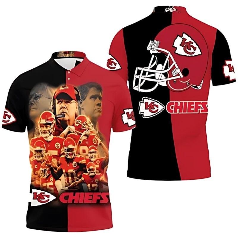 Kansas City Chiefs AFC West Division Champions Super Bowl Polo Shirt - ChiefsFam