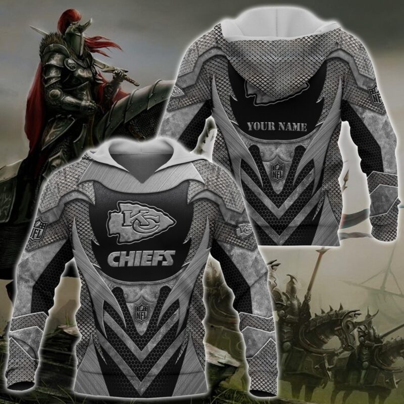Kansas City Chiefs Armored Knight Hoodie - ChiefsFam