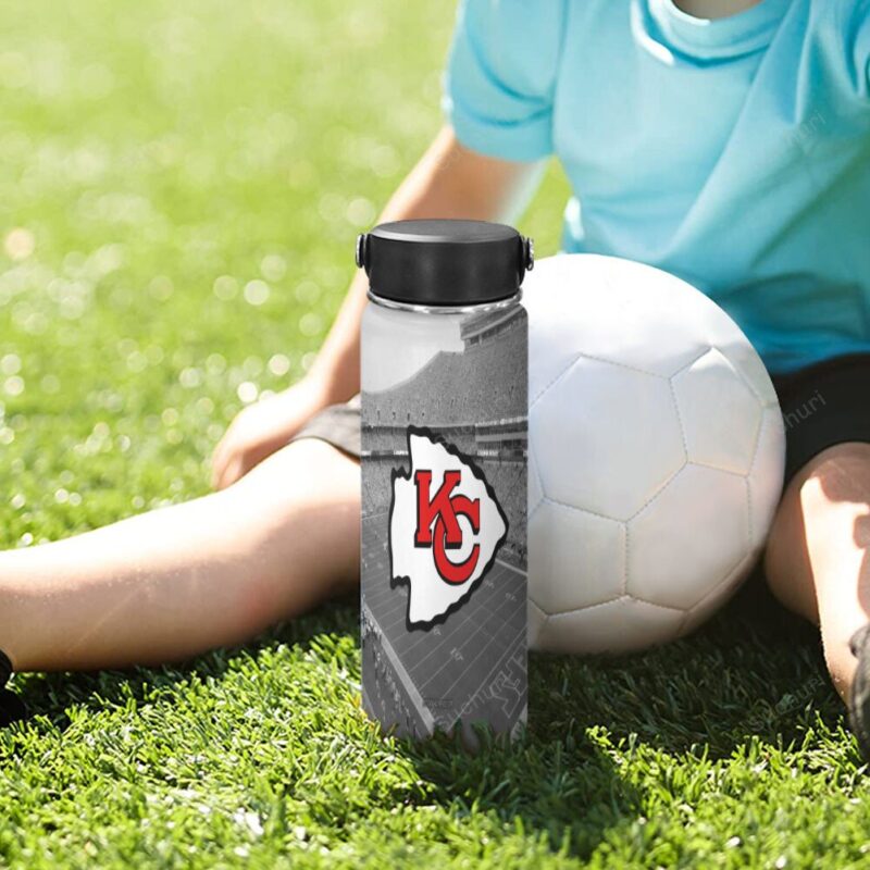 Kansas City Chiefs Arrowhead Stadium Thermos Stainless Steel Bottle