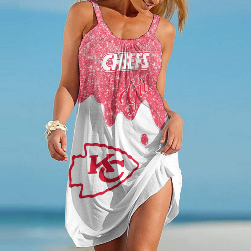 Kansas City Chiefs Beach Dress BG373