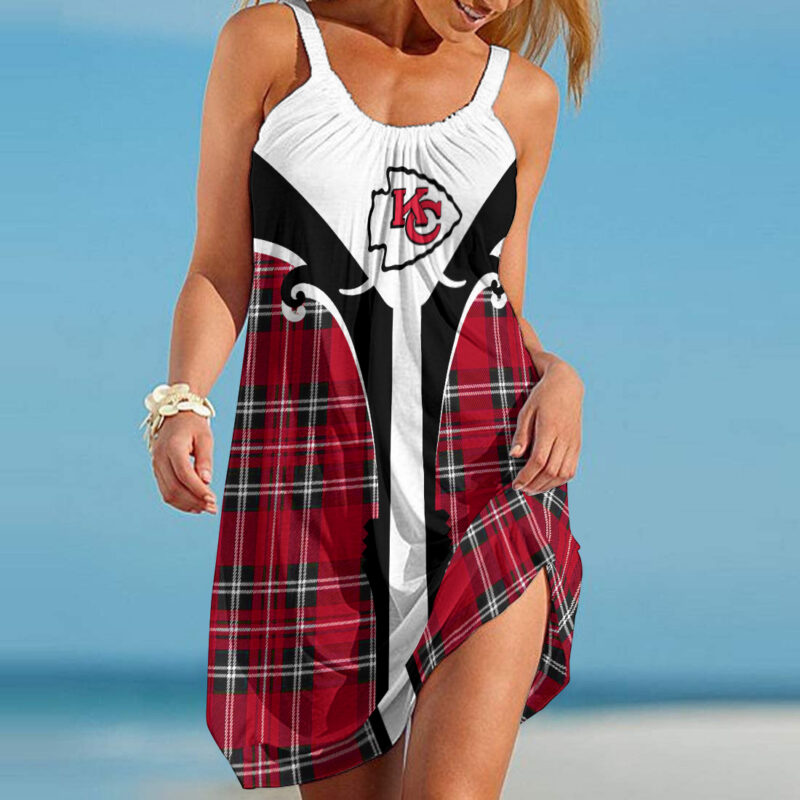 Kansas City Chiefs Beach Dress BGSLLBD480
