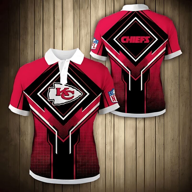 Kansas City Chiefs Bold Precision Polo Shirt - ChiefsFam