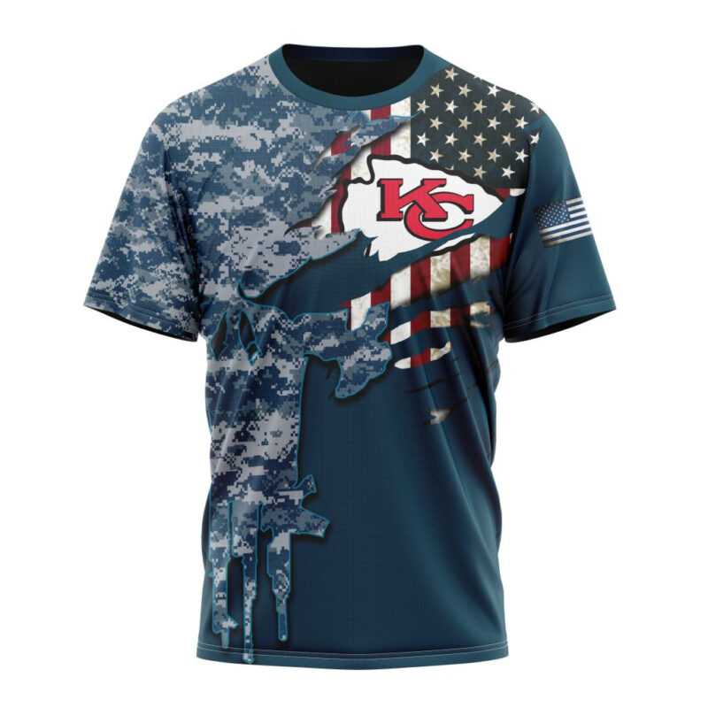 Kansas City Chiefs Camo Patriot T-Shirt - ChiefsFam