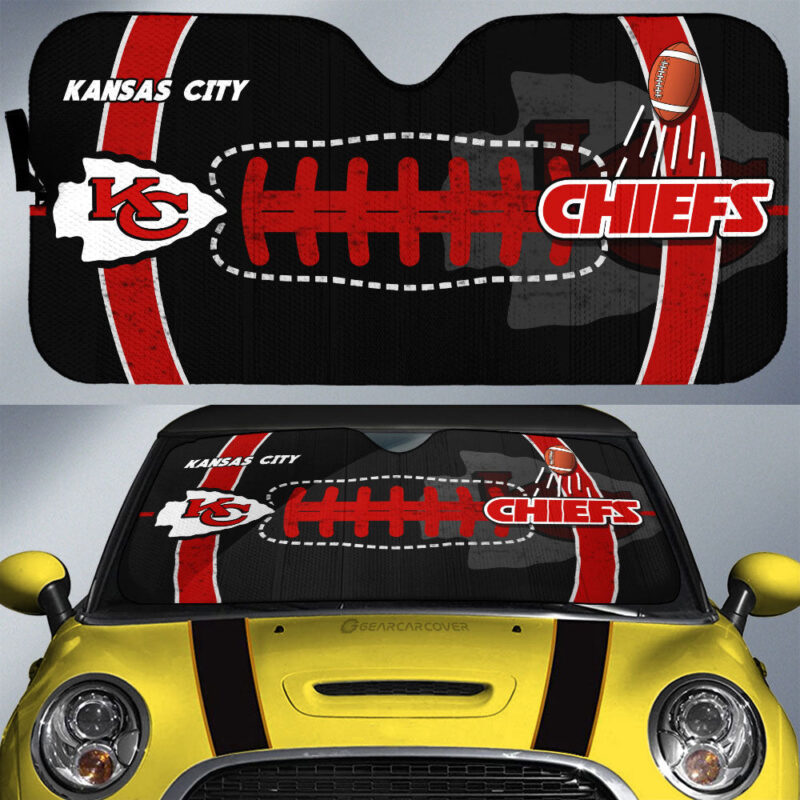 Kansas City Chiefs Car Sunshade Custom Car Accessories