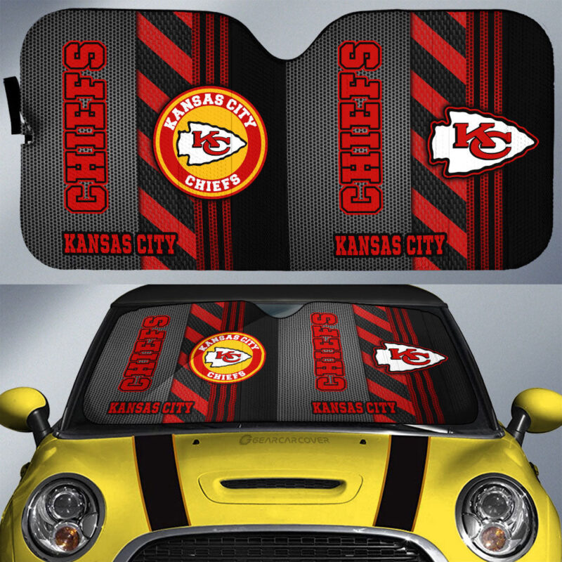 Kansas City Chiefs Car Sunshade Custom Car Accessories