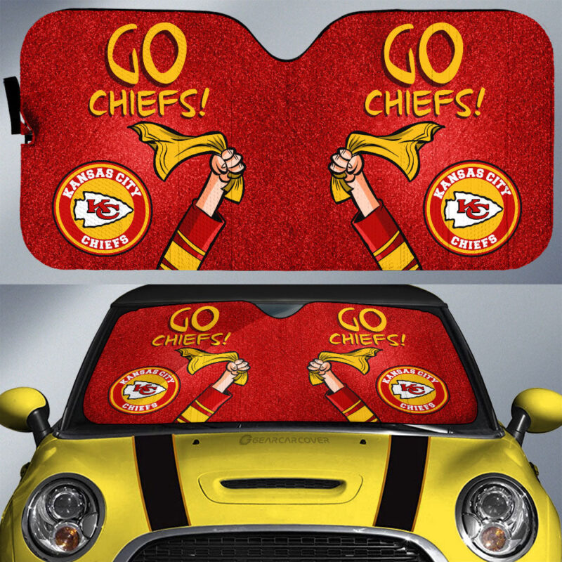 Kansas City Chiefs Car Sunshade Custom Car Accessories
