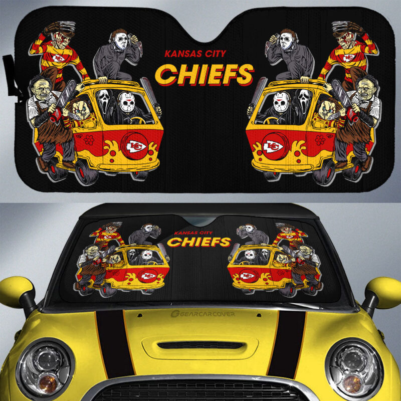 Kansas City Chiefs Car Sunshade Custom Car Accessories
