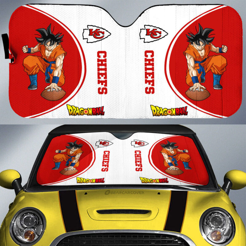 Kansas City Chiefs Car Sunshade Custom Car Accessories For Fans
