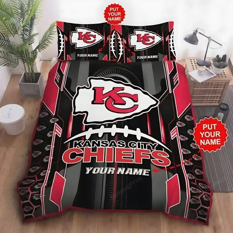 Kansas City Chiefs Custom MVP Bedding Set - ChiefsFam