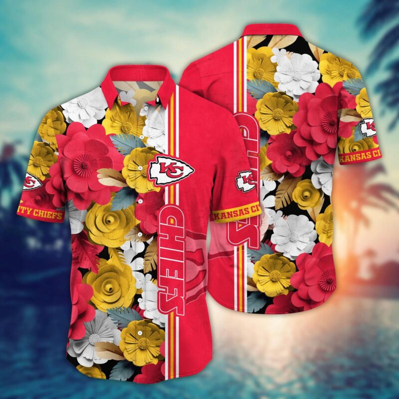 Kansas City Chiefs Daisy Dream Hawaiian Shirt - ChiefsFam