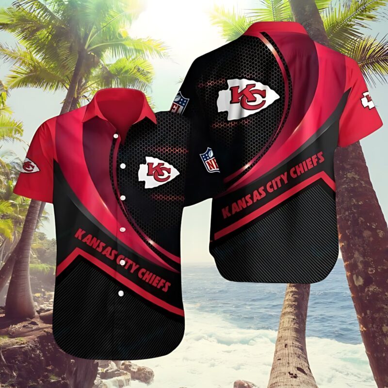 Kansas City Chiefs Dynamic Hex Hawaiian Shirt - ChiefsFam
