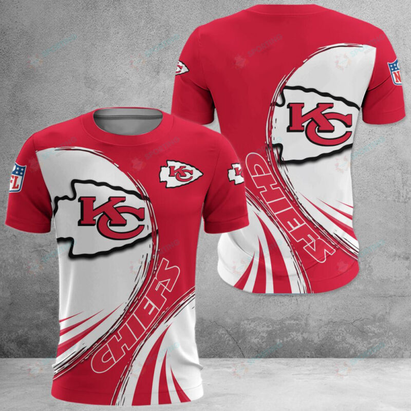 Kansas City Chiefs Dynamic Wave 3D Shirt - ChiefsFam