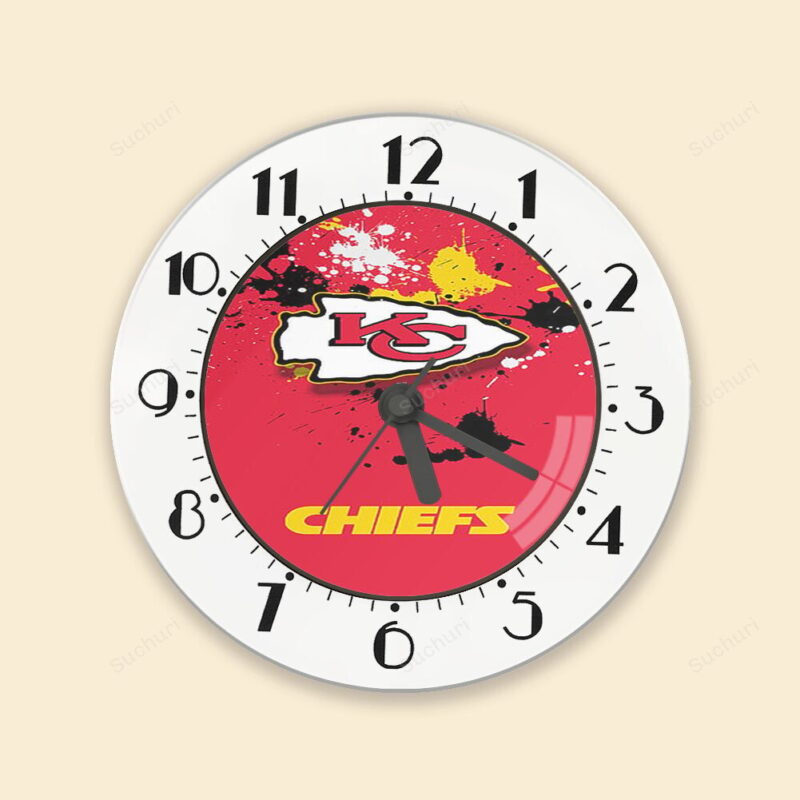 Kansas City Chiefs Emblem Brush Alarm Clock
