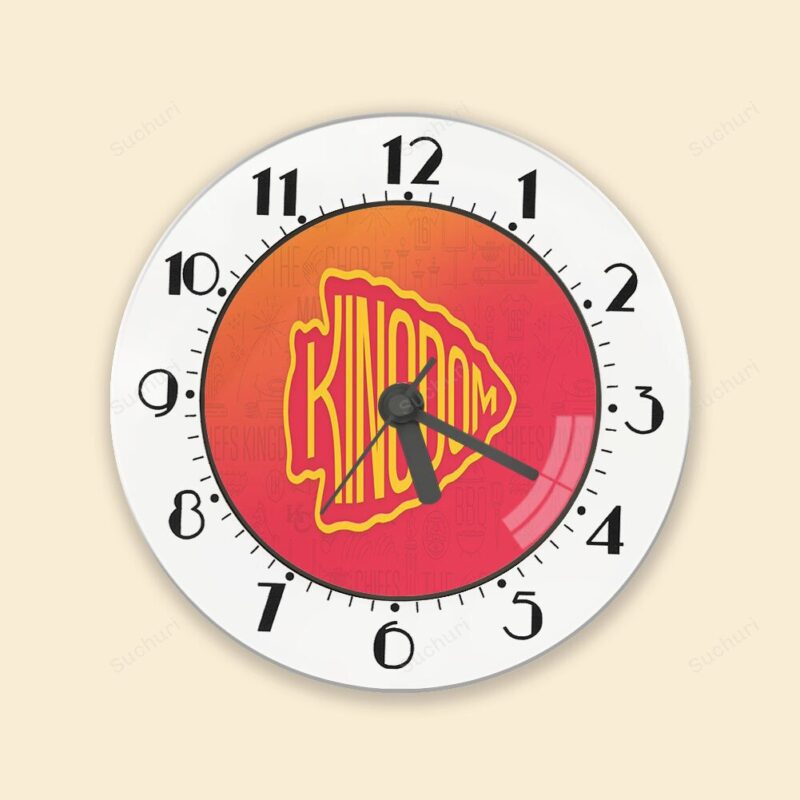 Kansas City Chiefs Emblem Kingdom Alarm Clock