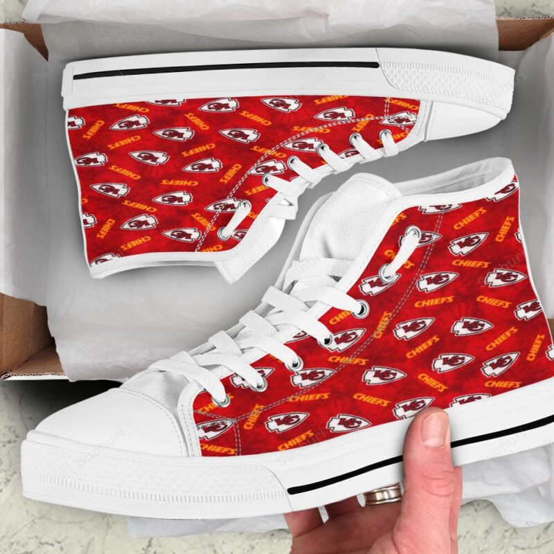 Kansas City Chiefs Emblem v11 High Top Shoes
