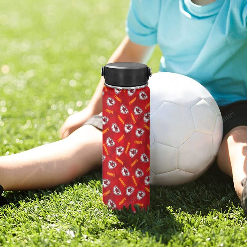 Kansas City Chiefs Emblem v11 Thermos Stainless Steel Bottle